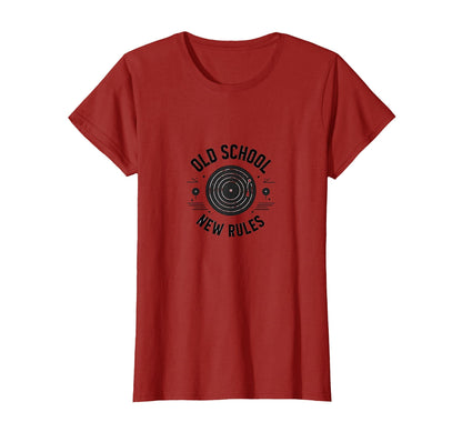 Old School New Rules Hip Hop Twins T-Shirt - Graphic Print Unisex