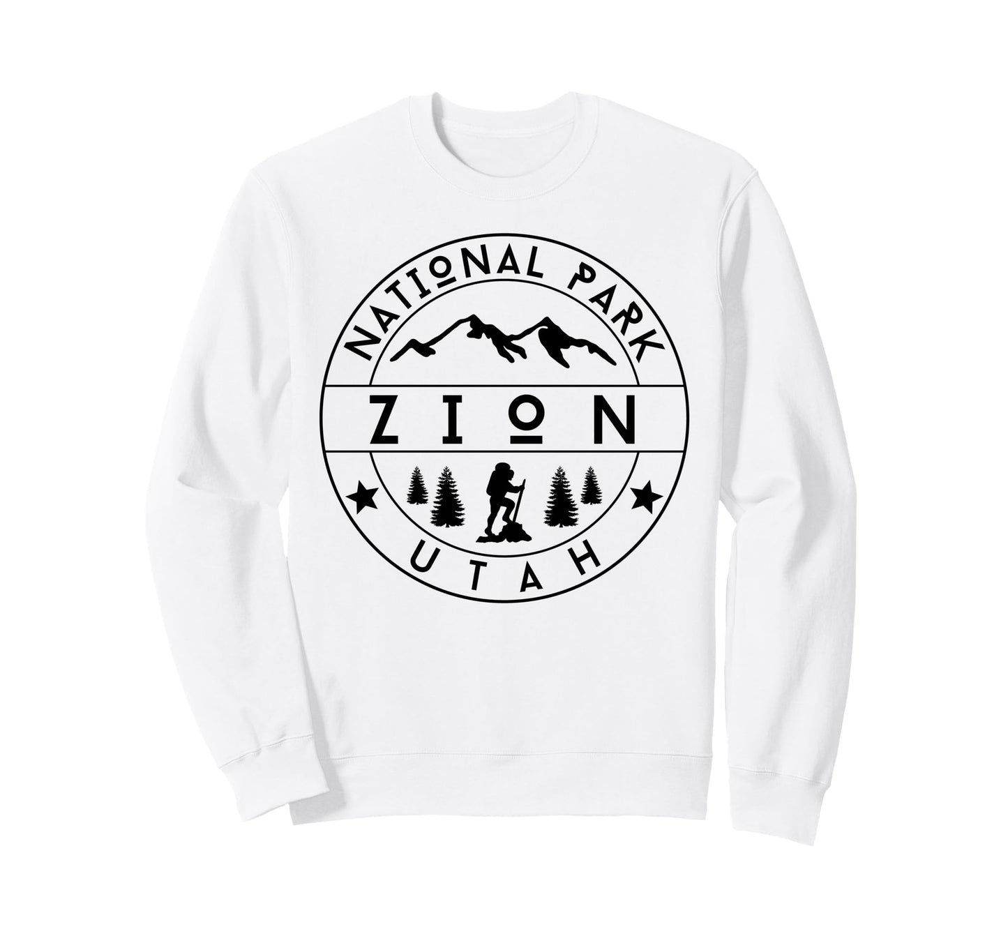 Zion National Park Utah Usa Outdoor T-Shirt - Minimalist Print Men Women