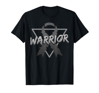Skin Cancer Awareness Warrior T-Shirt - Custom Art Print for Adults