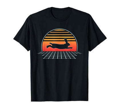 Rabbit 70S 80S Bunny Vaporwave Aesthetic T-Shirt - Unique Graphic Men Women