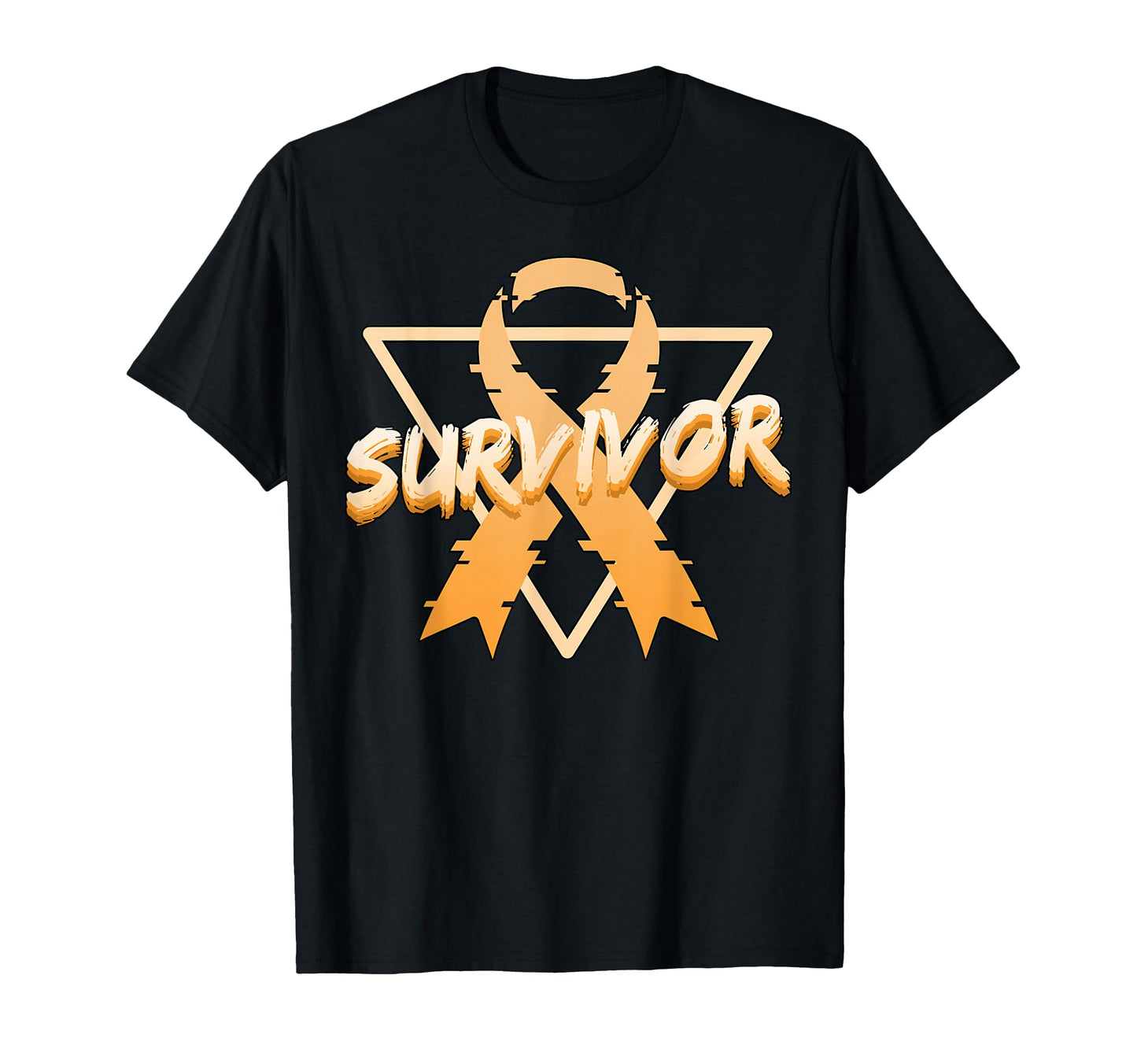 Kidney Cancer Awareness Survivor T-Shirt - Casual Everyday Wear for Adults