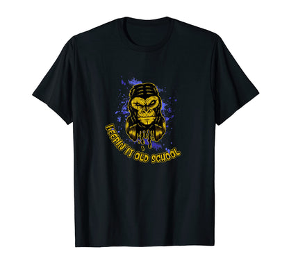 Keepin It Old School Hip Hop 90S T-Shirt - Fun Novelty Design Men Women