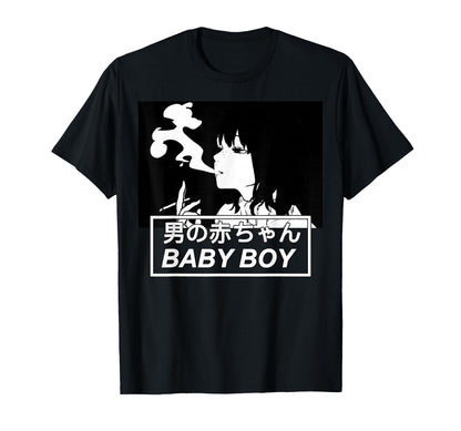 Aesthetic Vaporwave Anime T-Shirt - Custom Art Print Men Women