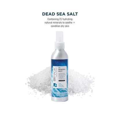 Dead Sea Spa Magik 21 Mineral Mist Spray - Natural Skin Care, 5.07 fl oz