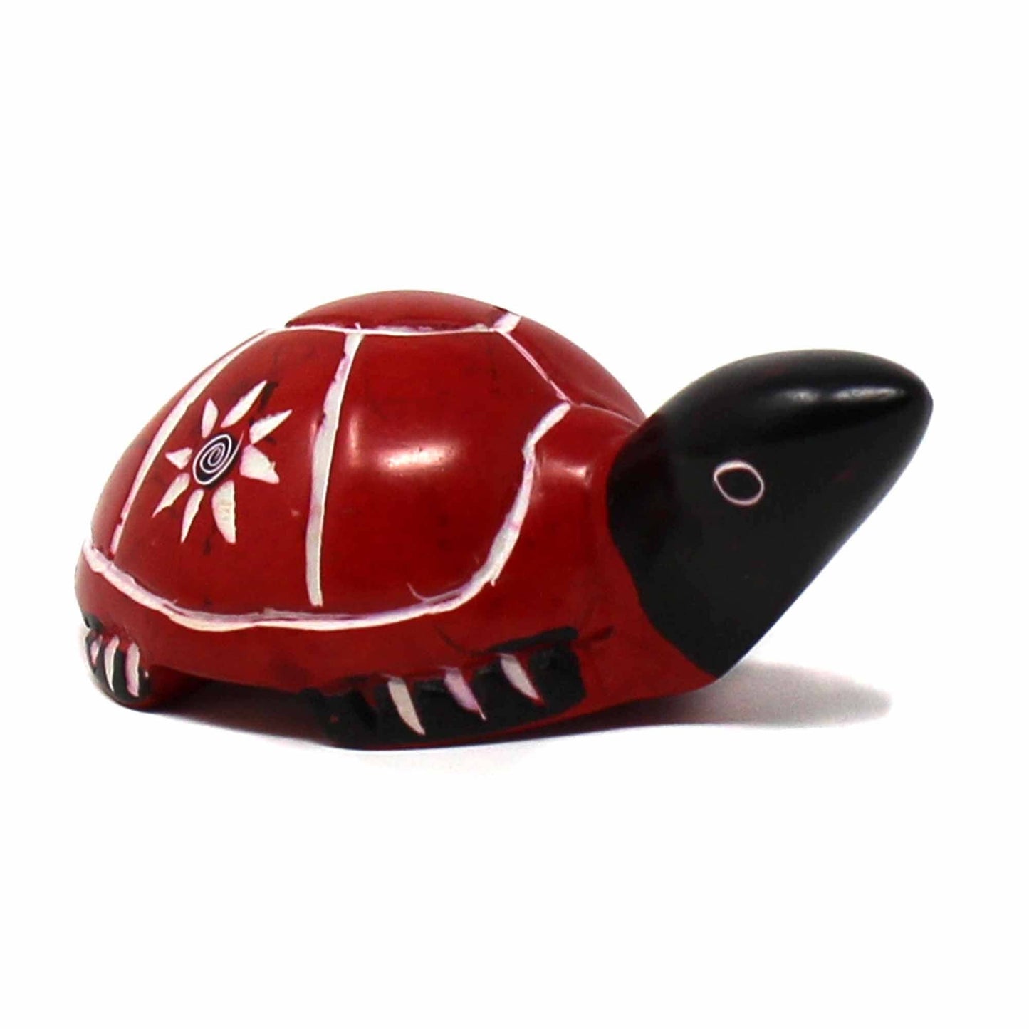 Orange Soapstone Turtle