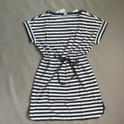 TOMMY BAHAMA Women's Short Sleeve Amira Stripe Short Dress Size S Island Navy (New)