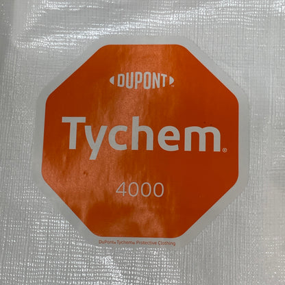 TYCHEM 12-PACK! 4000 Coveralls Elastic Sz XL White 4LUH1 (New)
