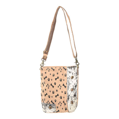 Dog Bone & Paw Print Crossbody