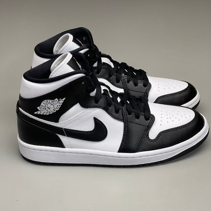 NIKE AIR JORDAN 1 Mid Panda Shoe Women's Sz 11 Black / White DV0991-101 (New)