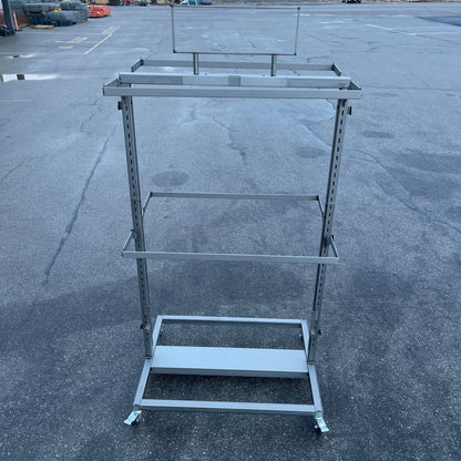 GRAND + BENEDICTS Mobile Core 4-Way Display Rolling Shelf Rack 943-GB4133-18 (New)