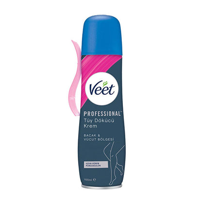 Veet Hair Removal Cream Spray for Sensitive Skin - 5.07 fl oz, Long-Lasting Smoothness