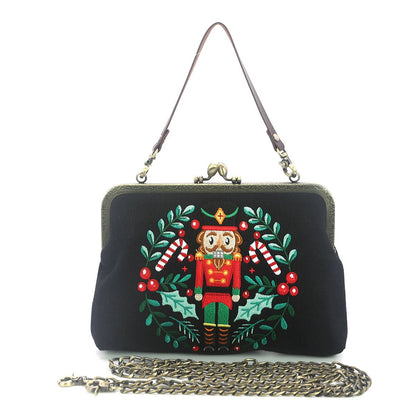 Nut Cracker Kiss Lock Bag