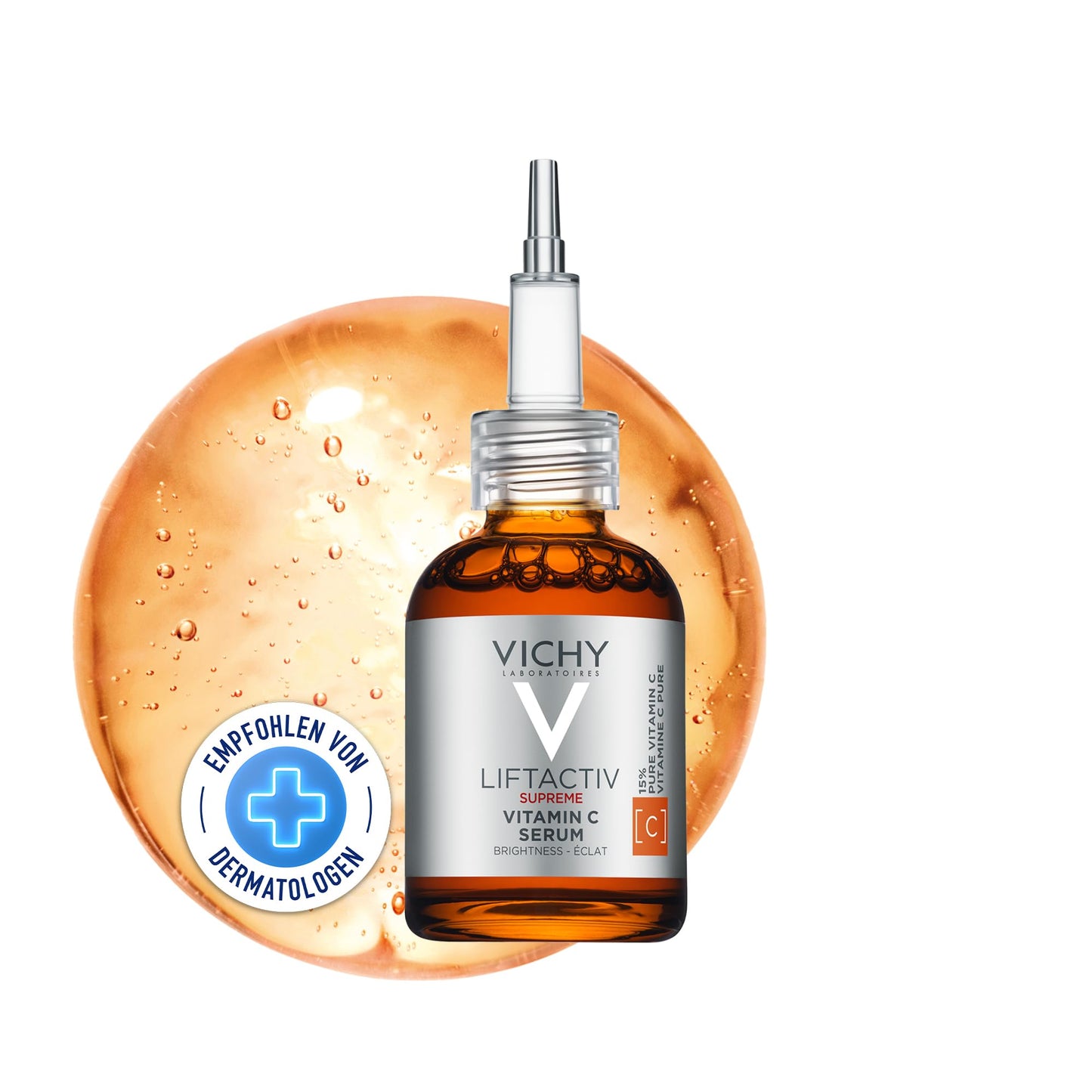 Vichy Liftactiv Supreme Vitamin C Brightening Serum 20ml - Anti-Aging, Brightens Skin Tone