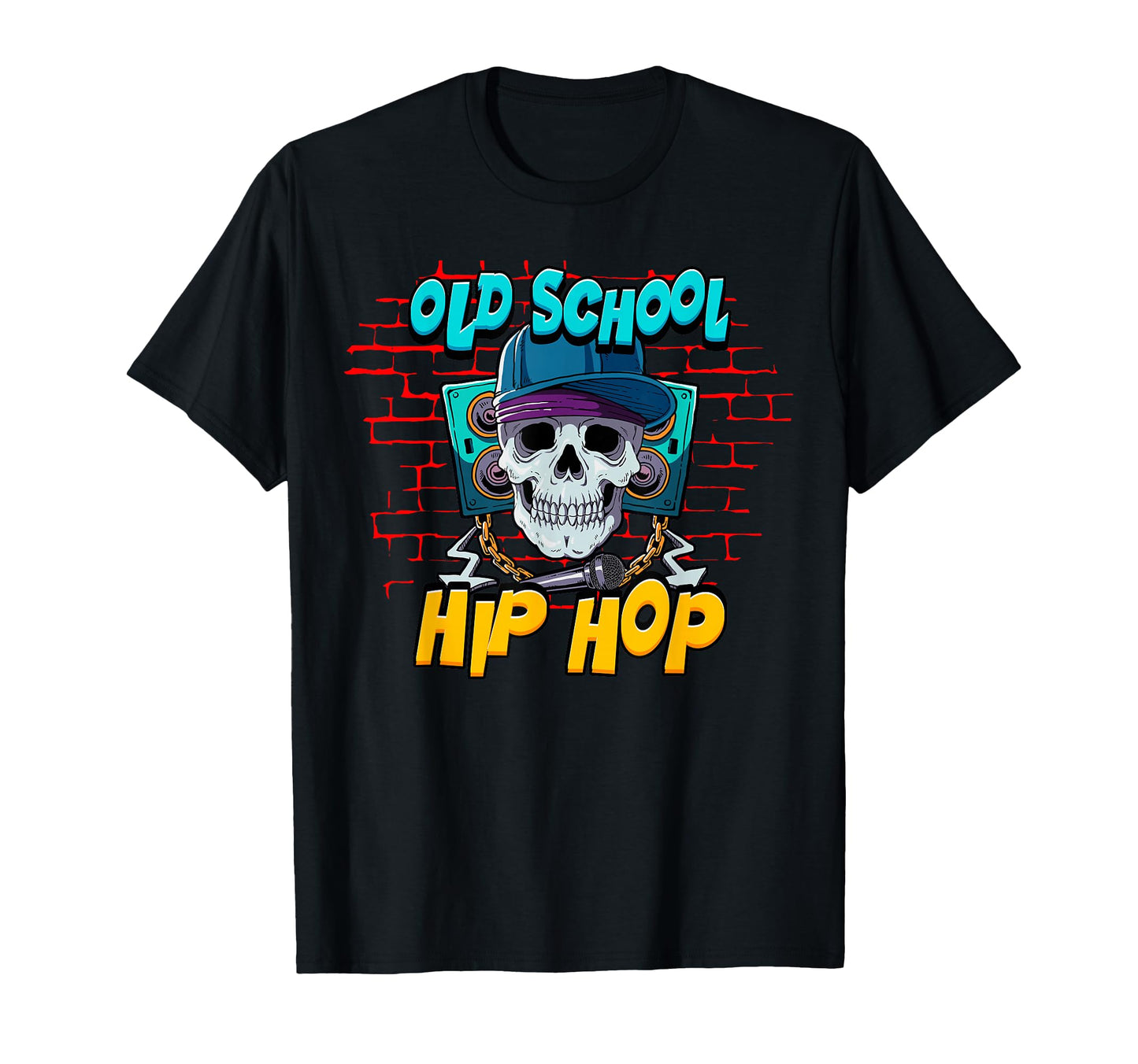 Old School Hip Hop T-Shirt - Fun Novelty Design Men Women
