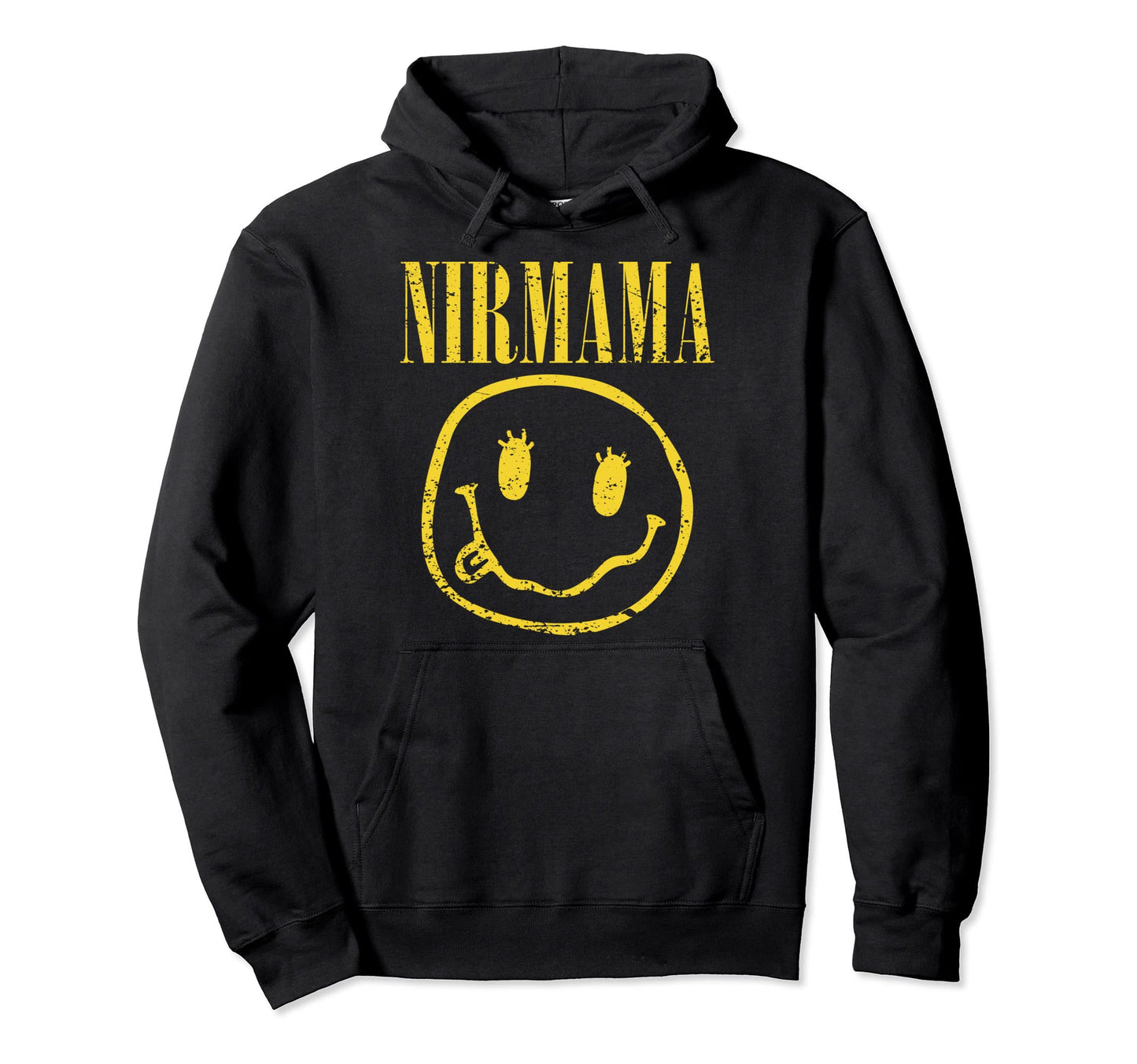 Nirmama Grunge Rock Mom 90S Rocker Mom Hoodie - Graphic Print for Adults