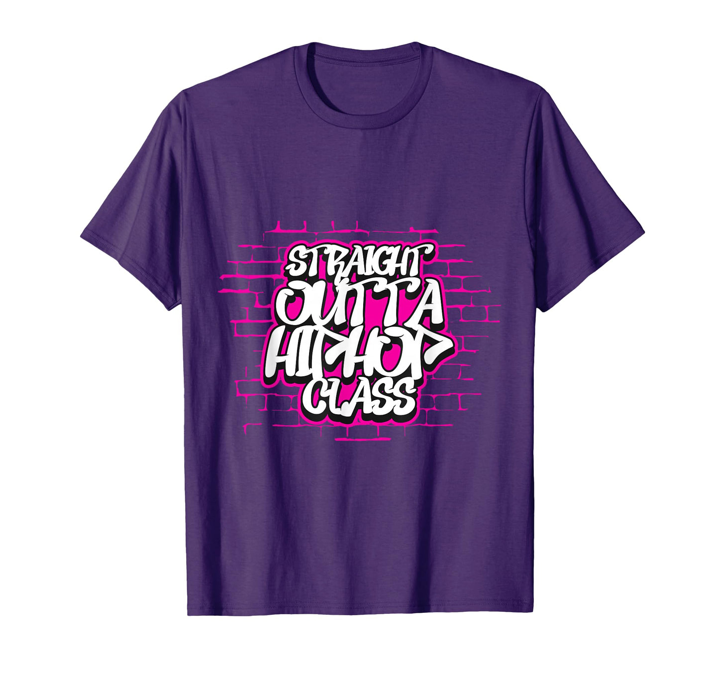 Straight Outta Hip Hop Class T-Shirt - Minimalist Print Men Women