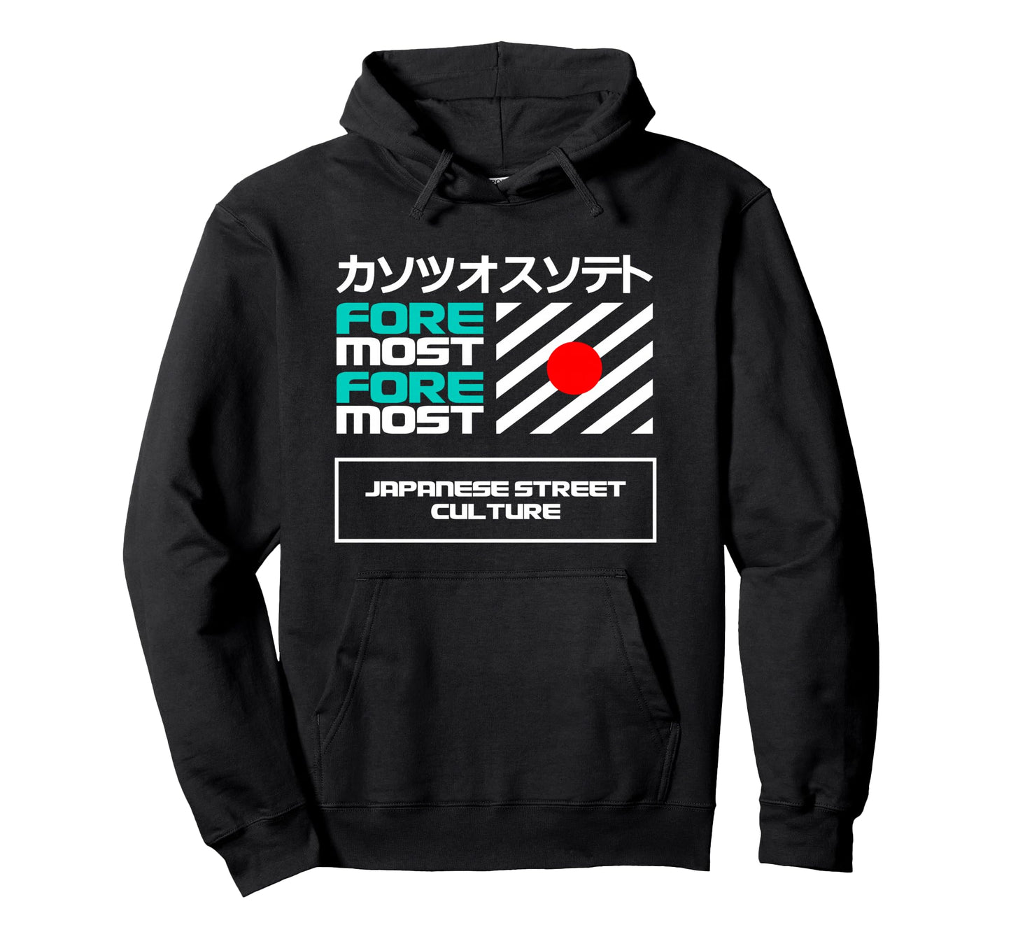 Foremost Japan Anime Aesthetic Kawaii Hoodie - Novelty Apparel for Adults