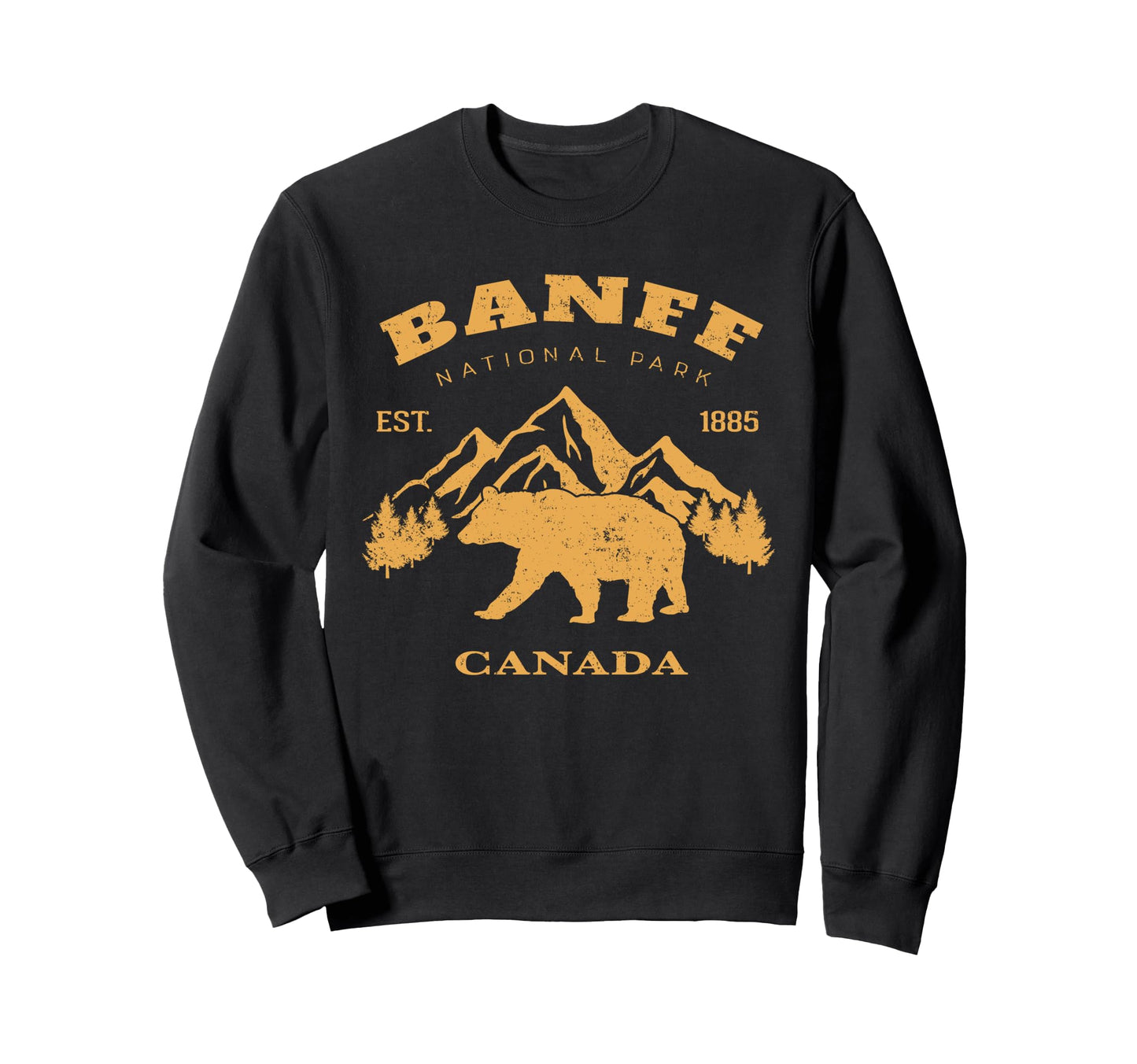 Banff National Park Canada Sweatshirt - Fun Novelty Design Men Women