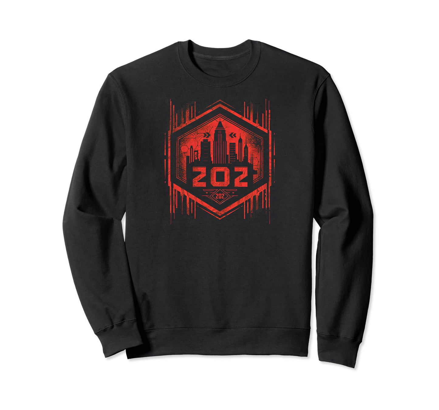 202 Grit 90S Grunge Urbandecay Sweatshirt - Fun Novelty Design for Adults