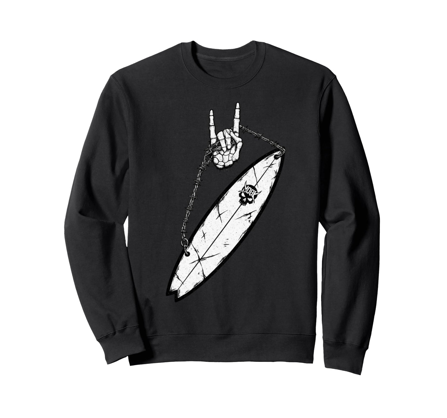 Surf Board Surfing Surfer 90S Alt Sweatshirt - Custom Art Print Men Women