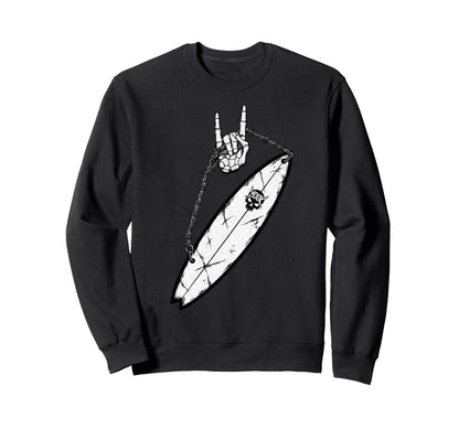 Surf Board Surfing Surfer 90S Alt Sweatshirt - Custom Art Print Men Women