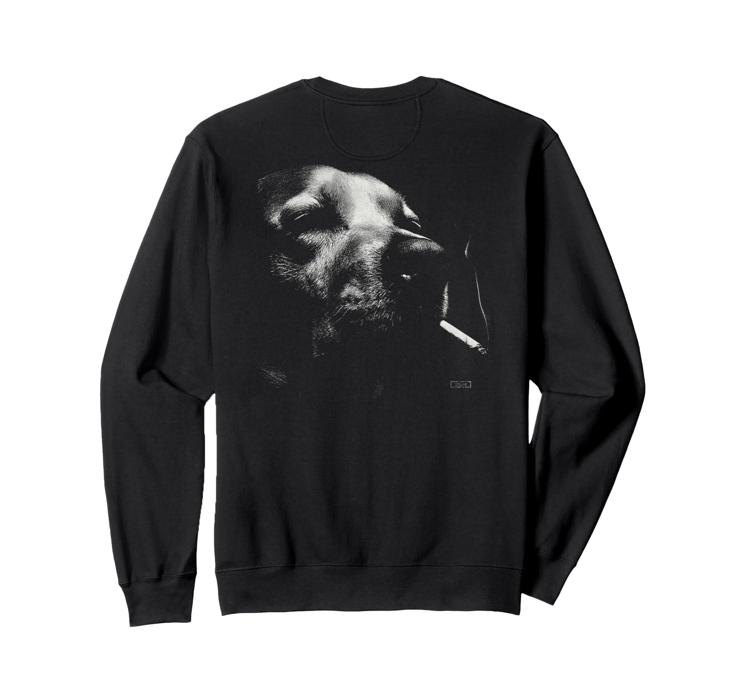 Golden Retriever Smoking Cigarette Sweatshirt - Graphic Print Unisex