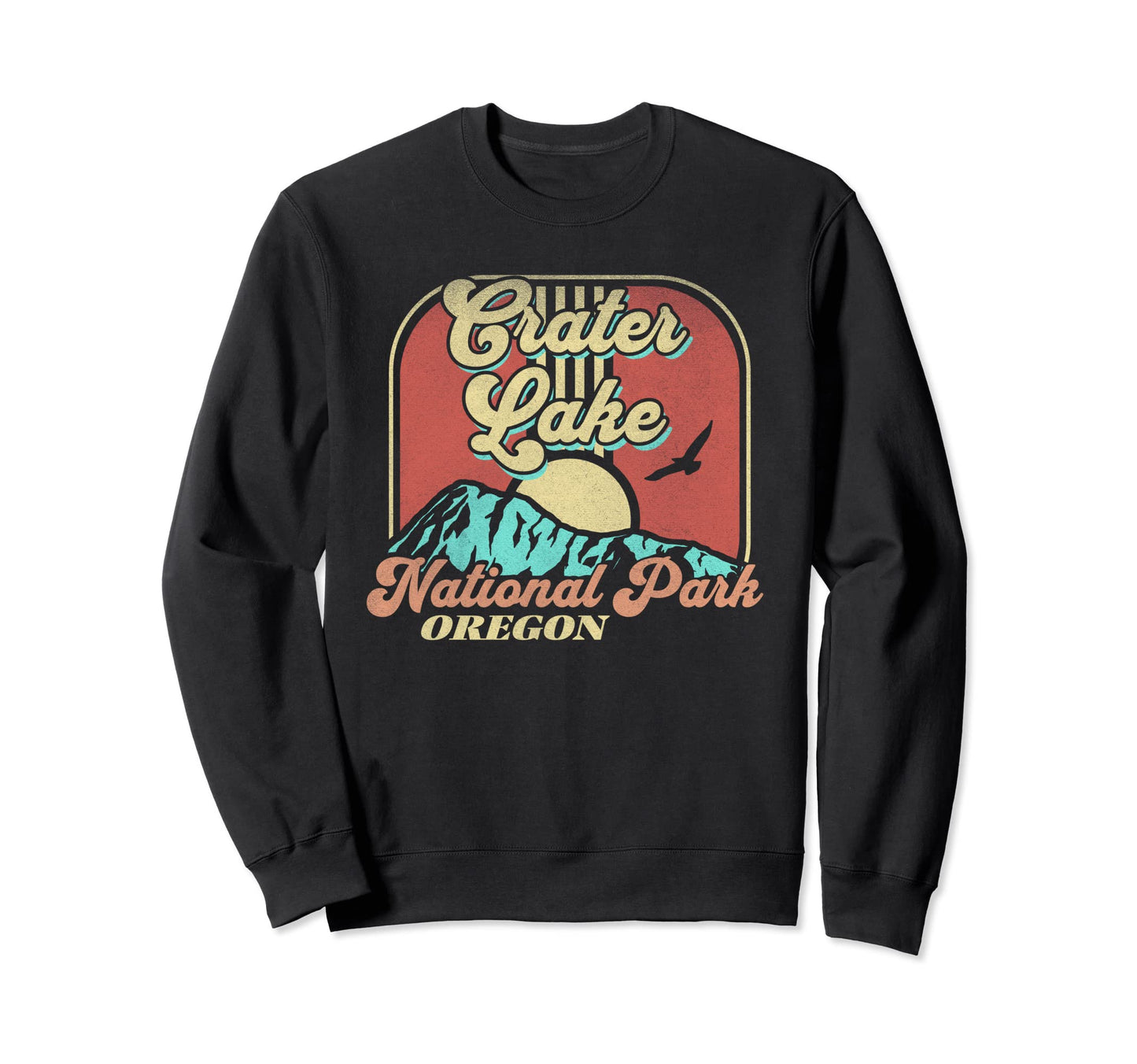 Crater Lake National Park Oregon Nature Sweatshirt - Unique Graphic Unisex
