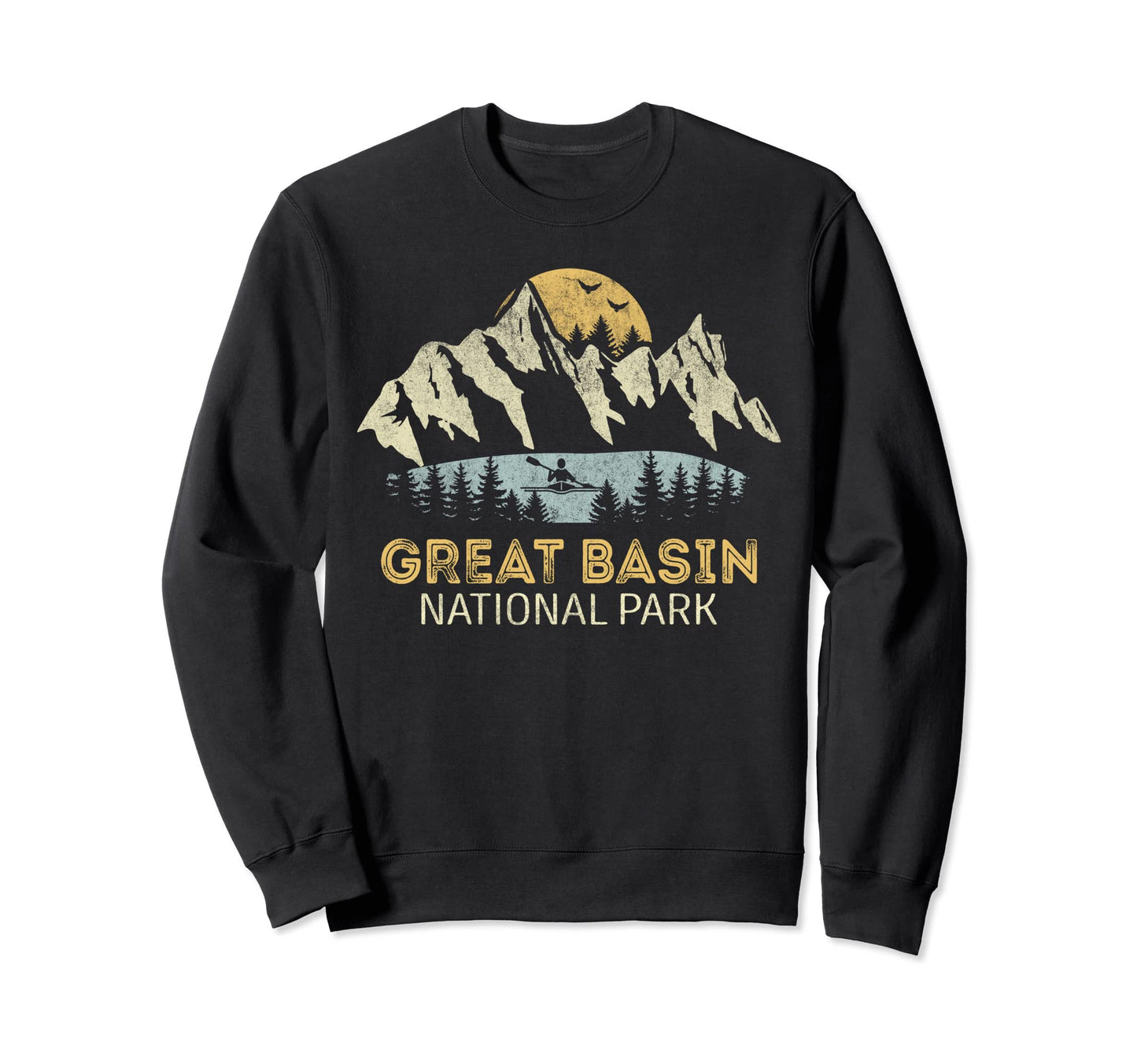 Great Basin National Park Mountain Sweatshirt - Fun Novelty Design Unisex