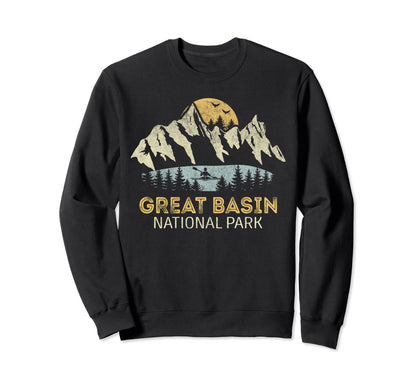 Great Basin National Park Mountain Sweatshirt - Fun Novelty Design Unisex