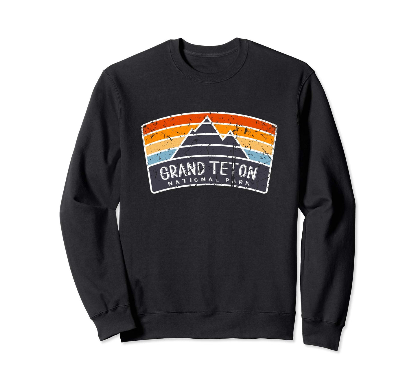 Grand Teton National Park Art Sweatshirt - Fun Novelty Design for Adults