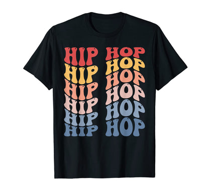 Hip Hop Groovy Old School 80S 90S T-Shirt - Graphic Print Unisex