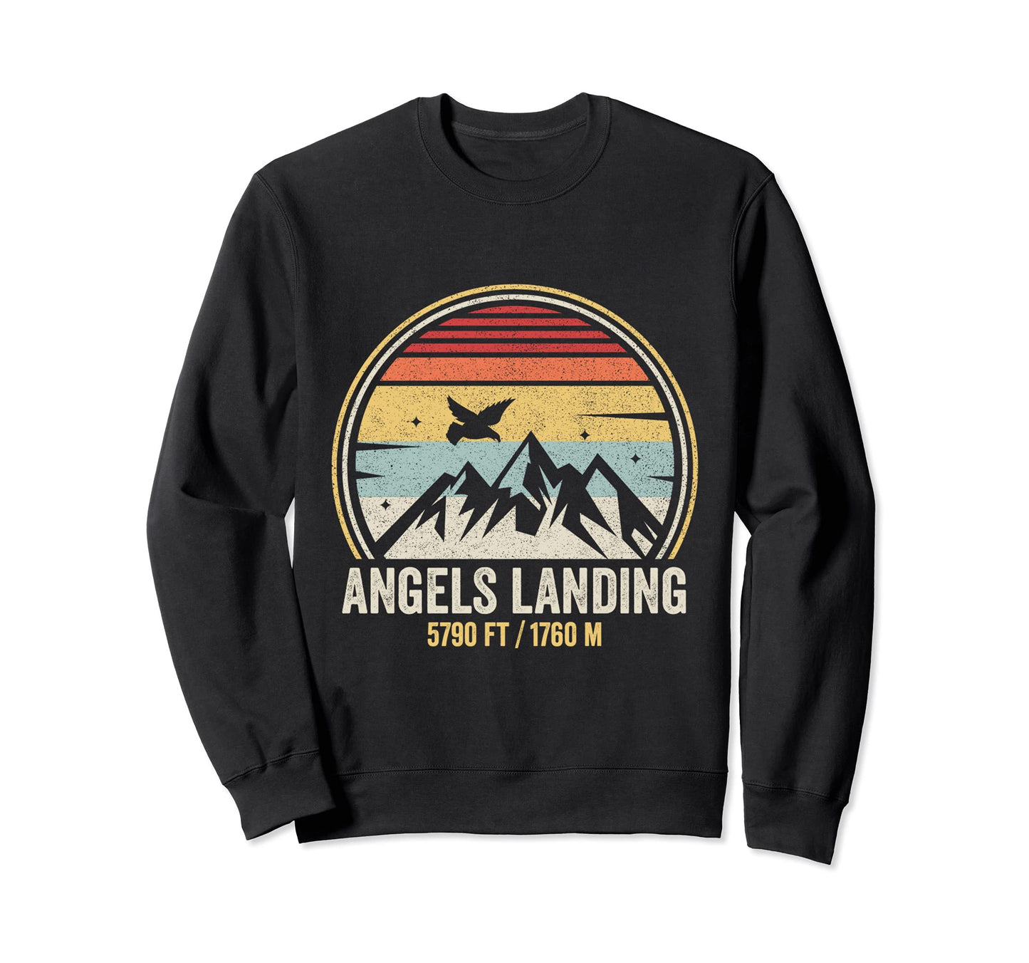 Angels Landing Zion National Park Sweatshirt - Casual Everyday Wear Unisex
