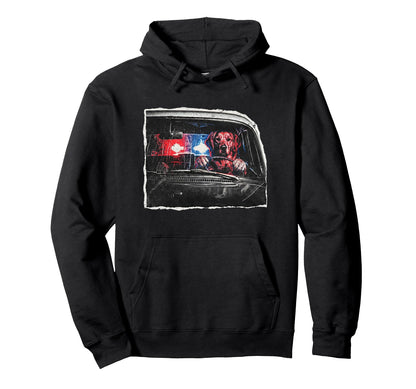 Humorous Golden Retriever Driving Meme Hoodie - Novelty Apparel Men Women
