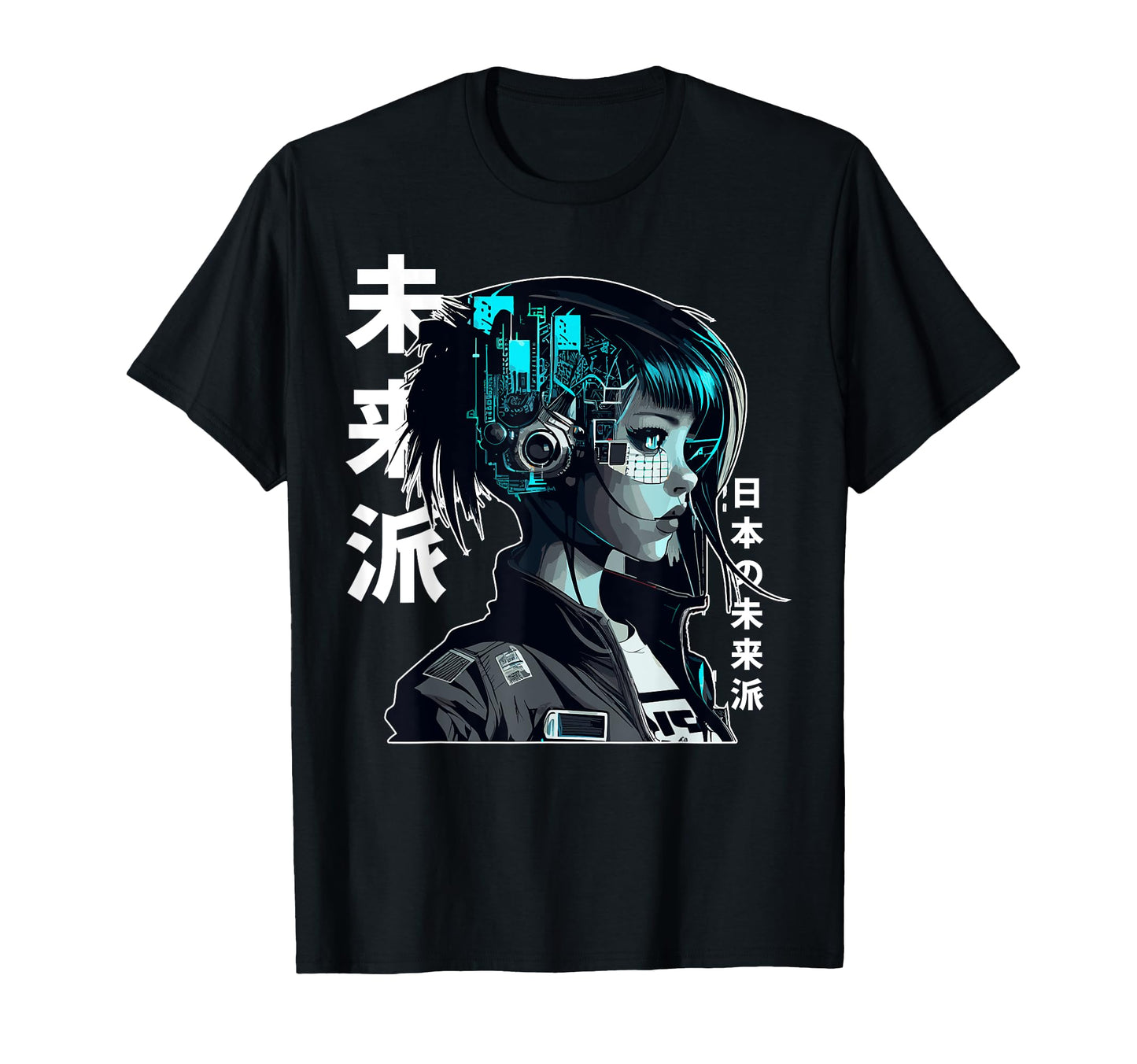 Japanese Anime Urban Cyber T-Shirt - Casual Everyday Wear Men Women