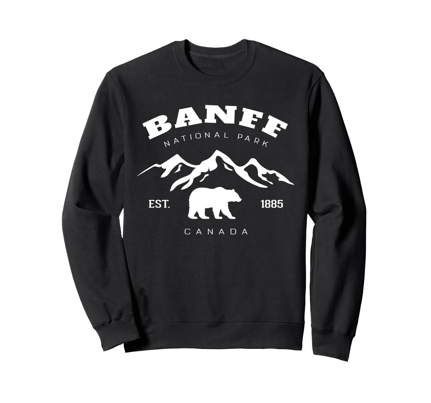 Banff National Park Canada Souvenir Sweatshirt - Trendy Graphic Men Women