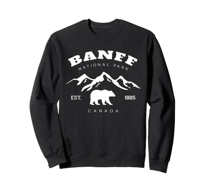 Banff National Park Canada Souvenir Sweatshirt - Trendy Graphic Men Women