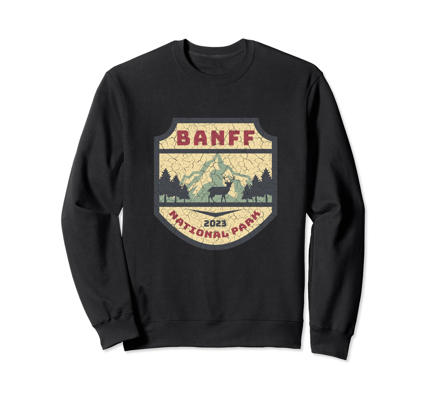 2023 Canadian Banff National Park Sweatshirt - Unique Graphic Men Women