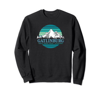 Gatlinburg Souvenir Tn Great Smoky Sweatshirt - Trendy Graphic Unisex