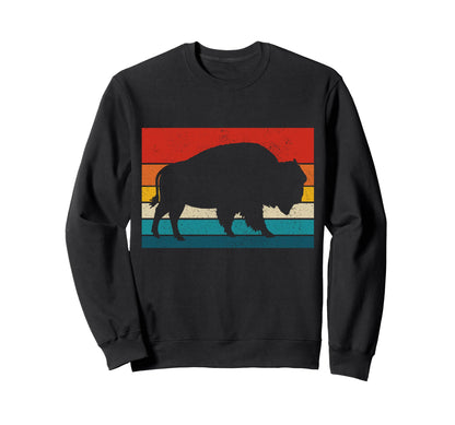 Bison American Buffalo National Sweatshirt - Streetwear Style for Adults