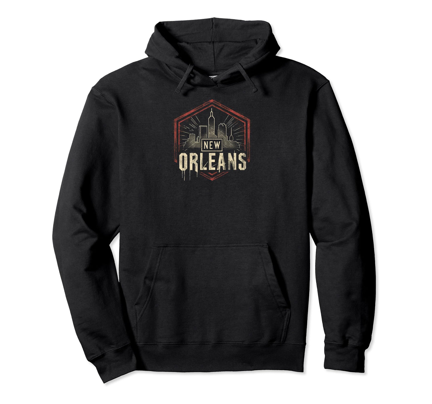 New Orleans Grit 90S Grunge Urbandecay Hoodie - Trendy Graphic for Adults