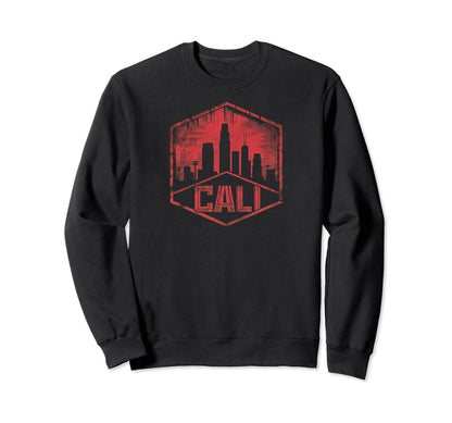 Cali Grit 90S Grunge Urbandecay Sweatshirt - Fun Novelty Design for Adults