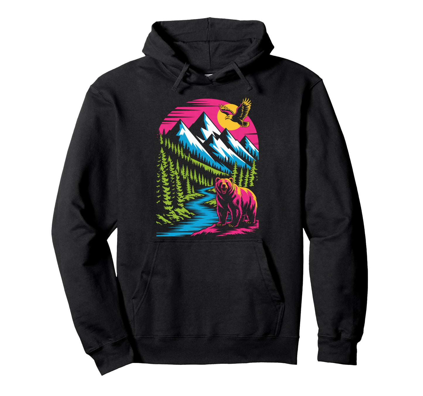 Camping Nature Lover 90S Hoodie - Casual Everyday Wear Unisex