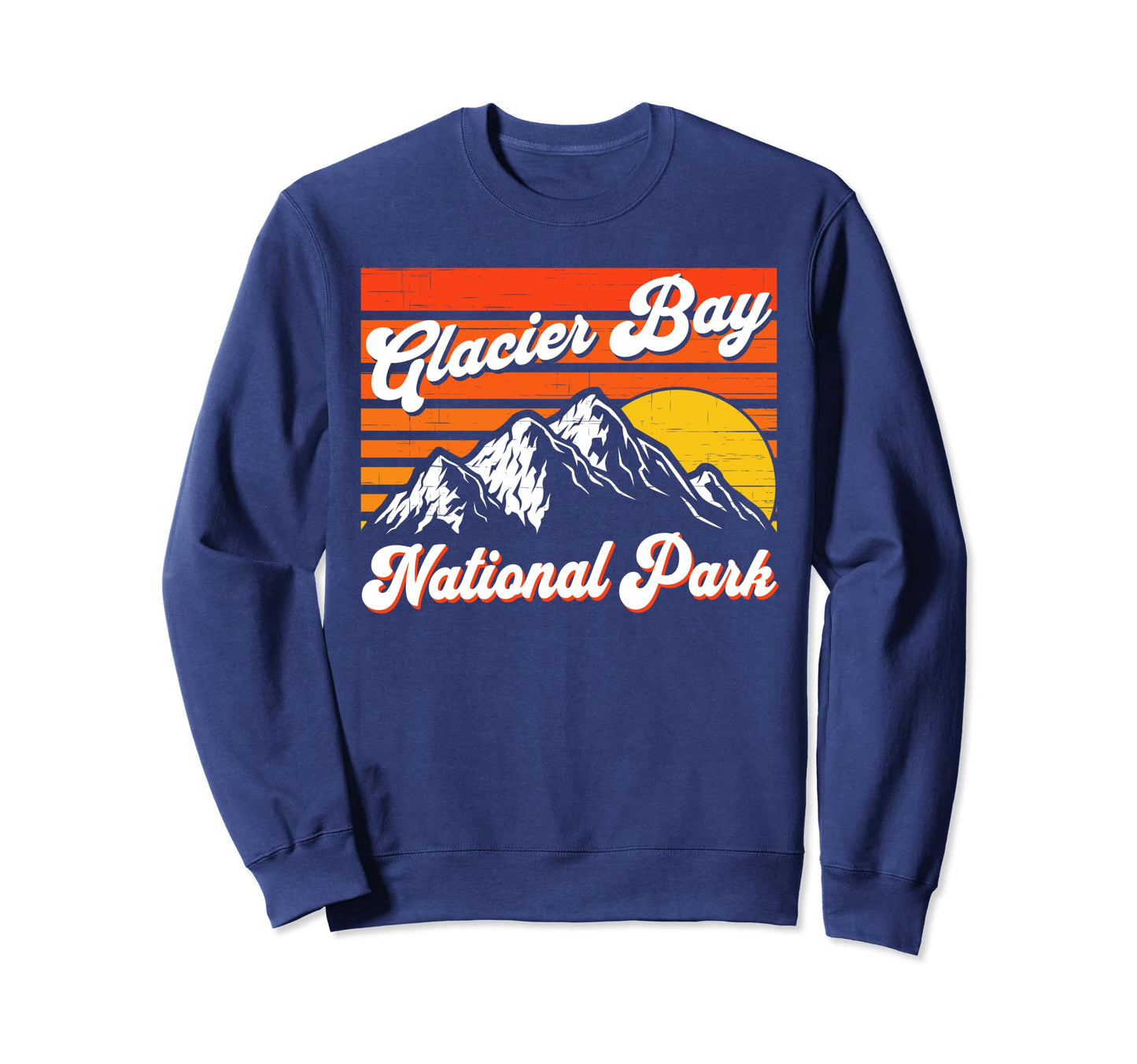 Glacier Bay National Park Alaska Sweatshirt - Aesthetic Graphic for Adults