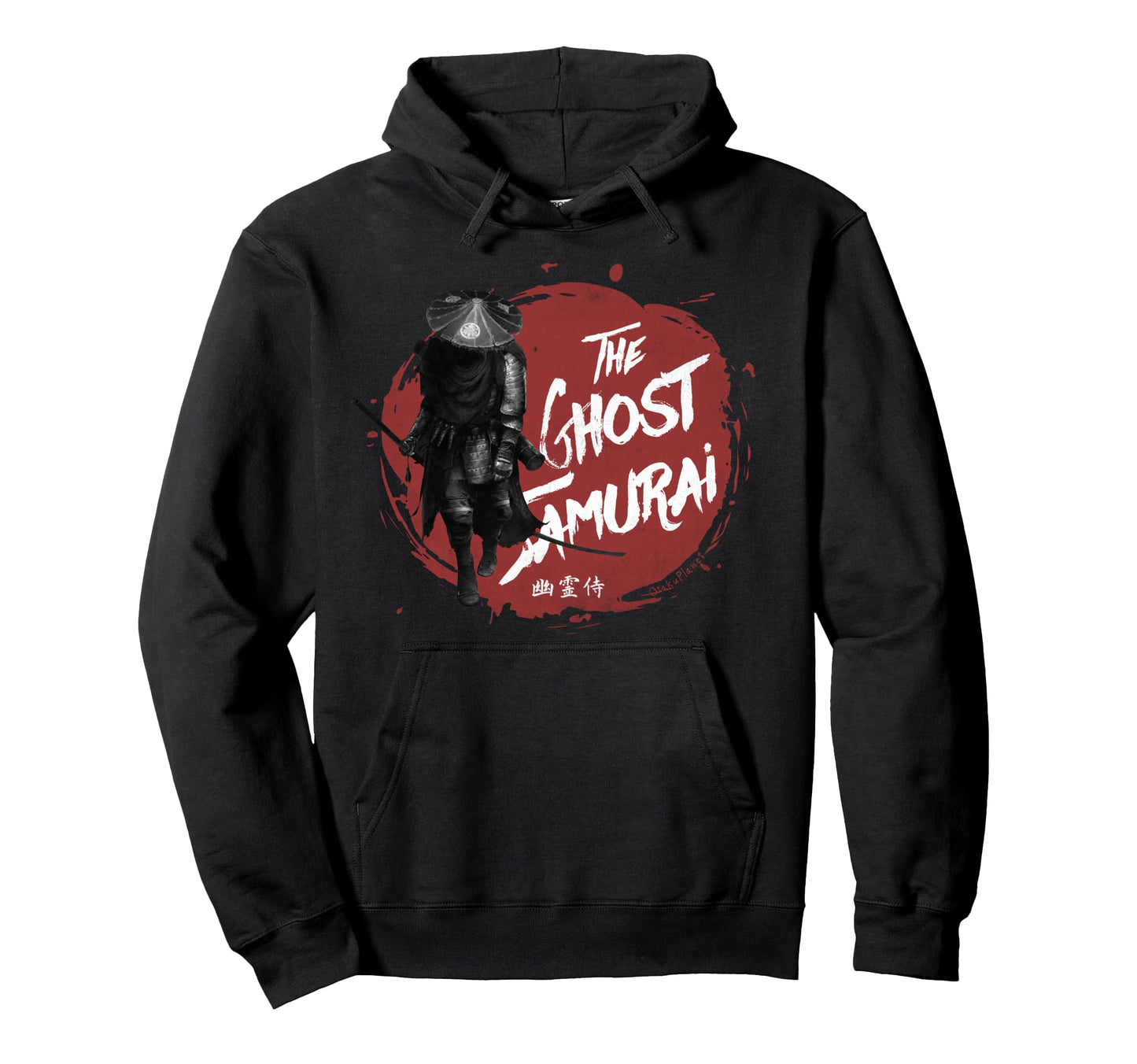 Oni Samurai Japanese Cyberpunk Aesthetic Hoodie - Graphic Print Men Women