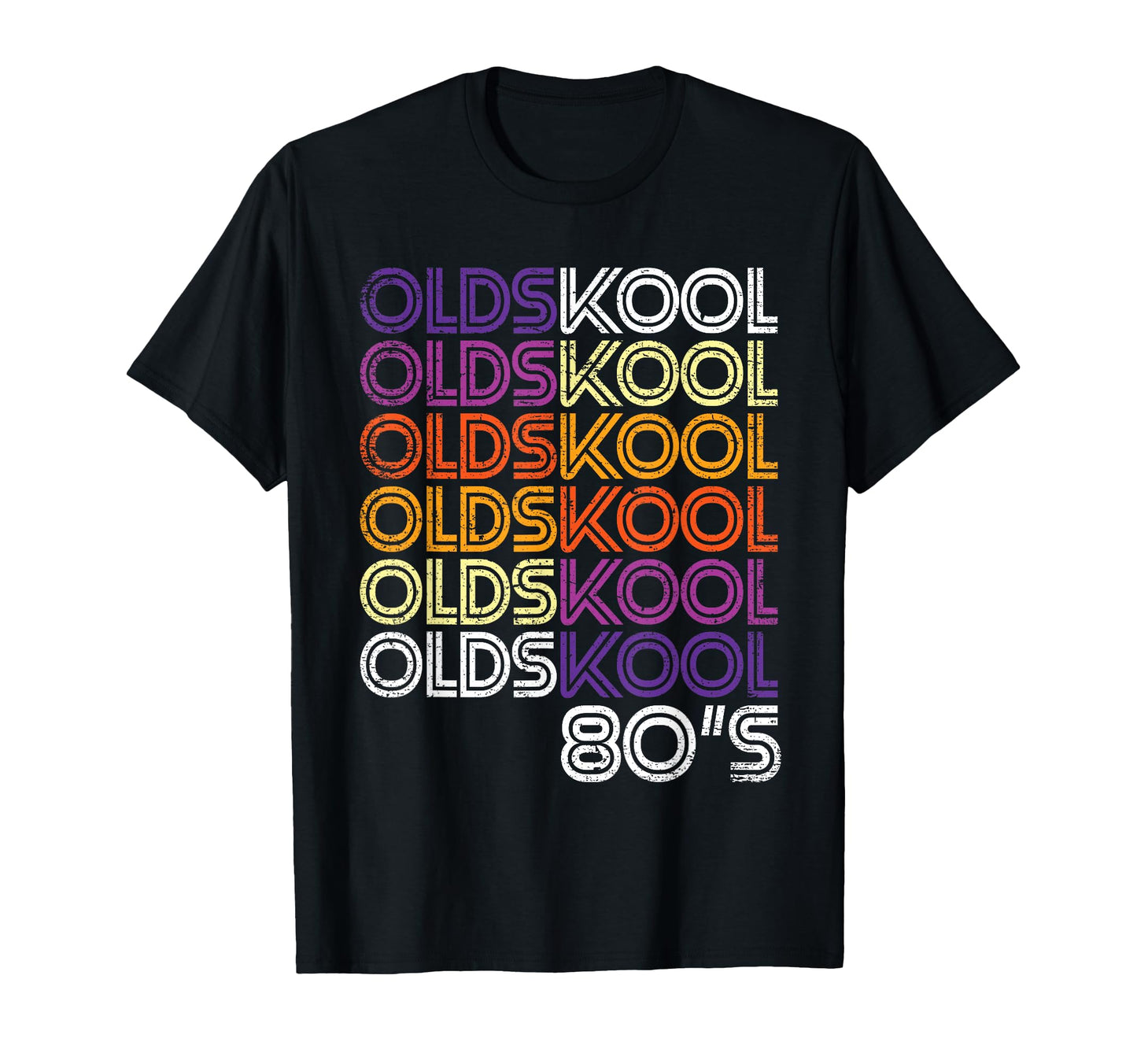Oldskool Old School 80S Hip Hop And Rap Fan T-Shirt - Unique Graphic Unisex
