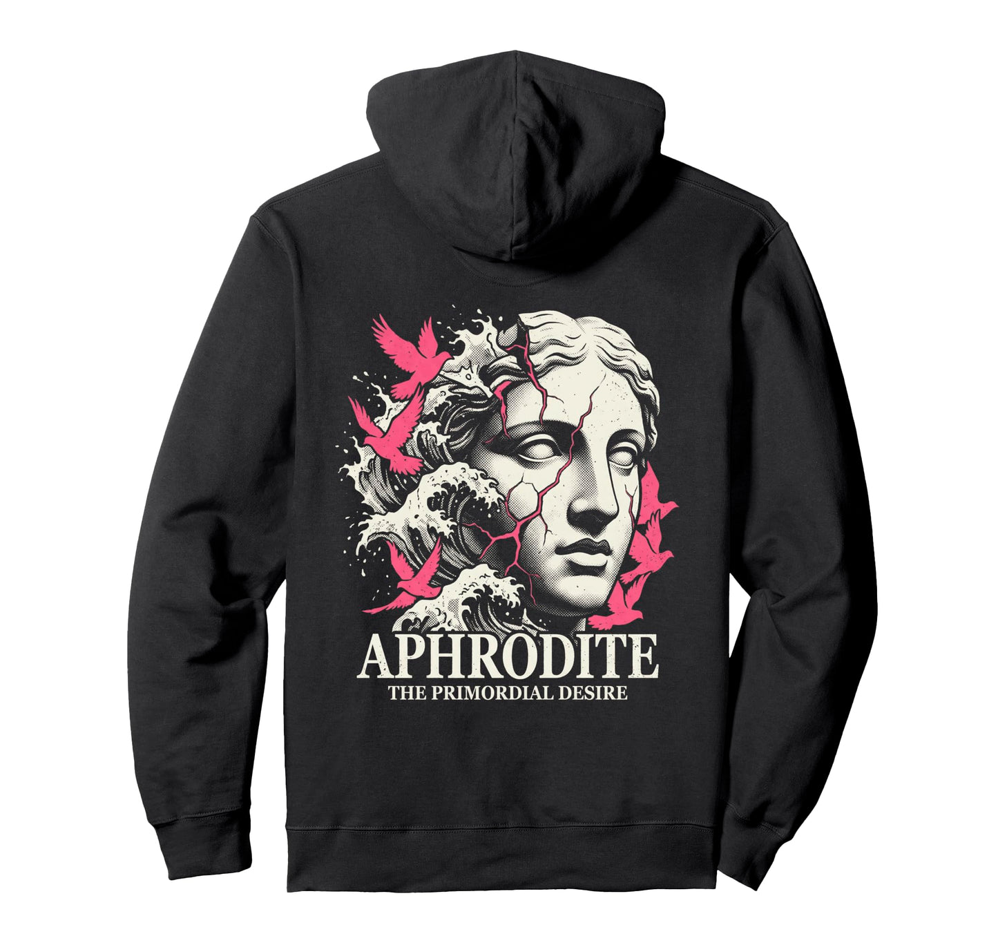 Aphrodite Greek Goddess Statue Hoodie - Aesthetic Graphic Men Women