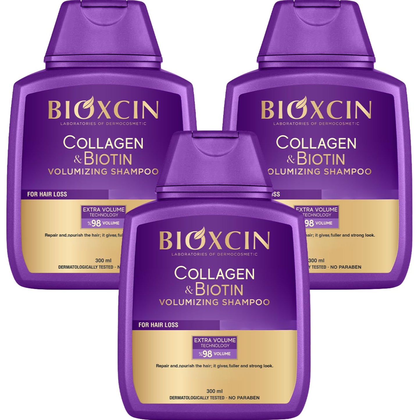 Bioxcin Biotin Supplement and Shampoo Set - 5000 mg Biotin Tablets & 300 ml Biotin Shampoo for Hair Growth
