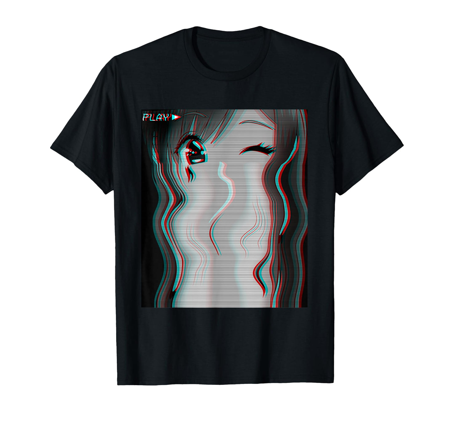 Sad Anime Eboy Egirl Harajuku T-Shirt - Streetwear Style Men Women