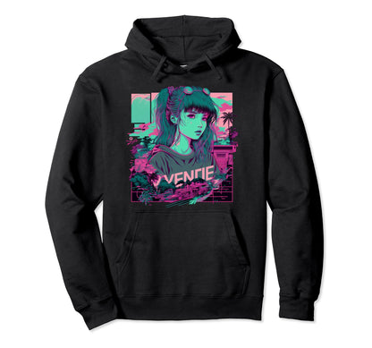 Vaporwave Aesthetic 90S Egirl Japanese Art Hoodie - Graphic Print Unisex