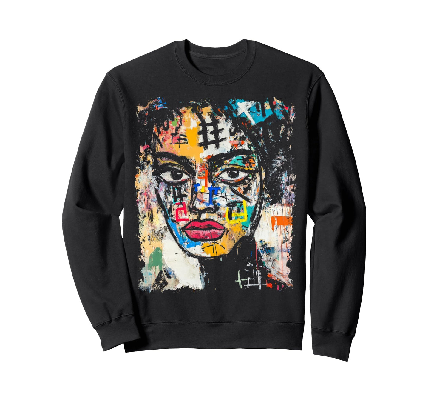 Pop Art Womens 90S Graffiti Sweatshirt - Graphic Print Men Women